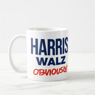 Taza De Café Harris Walz Obviamente