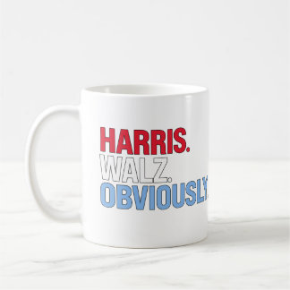 Taza De Café Harris Walz Obviamente
