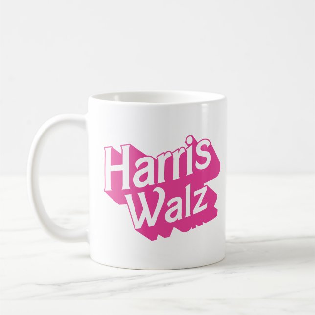 Taza De Café Harris Walz Pink (Izquierda)