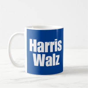 Taza De Café Harris Walz Text