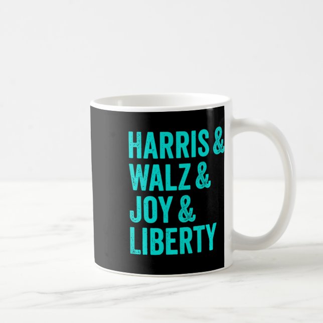 Taza De Café Harris Wheimer Joy Liberty - Harris Waltz 2024 Ret (Derecha)