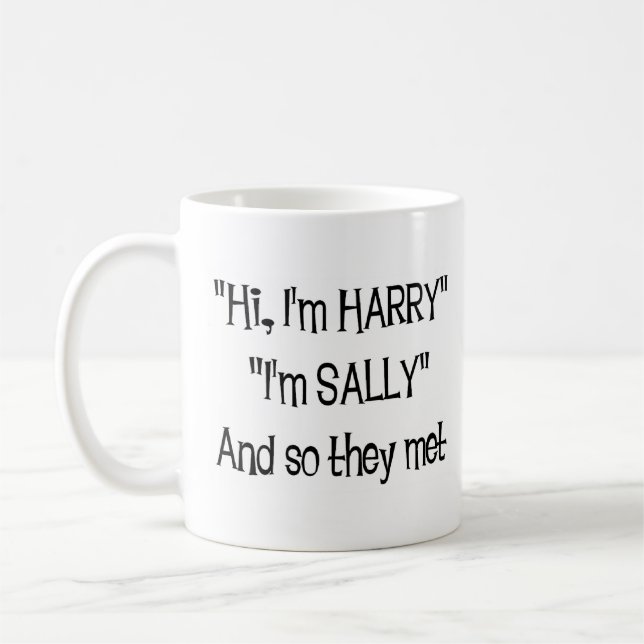 Taza De Café harry met sally (Izquierda)