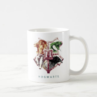 Taza De Café Harry Potter| acuarela Escudo HOGWARTS™