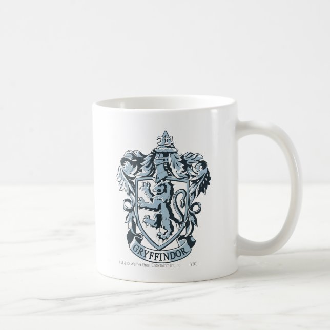 Taza De Café Harry Potter | Azul Escudo Gryffindor (Derecha)