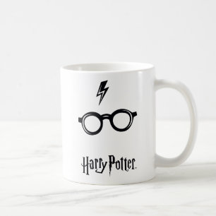 Taza De Café Harry Potter   Cicatriz de Rayo y Gafas