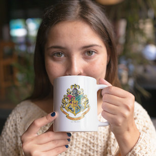 Taza De Café Harry Potter | Crest Hogwarts - Color completo