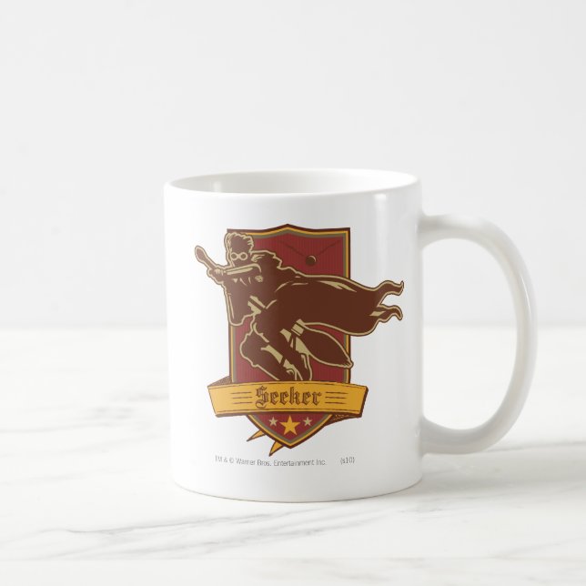 Taza De Café Harry Potter | Escudo de buscadores QUIDDITCH™ (Derecha)