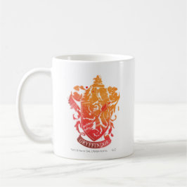 Taza De Café Harry Potter | Escudo de Gryffindor - Salpicado