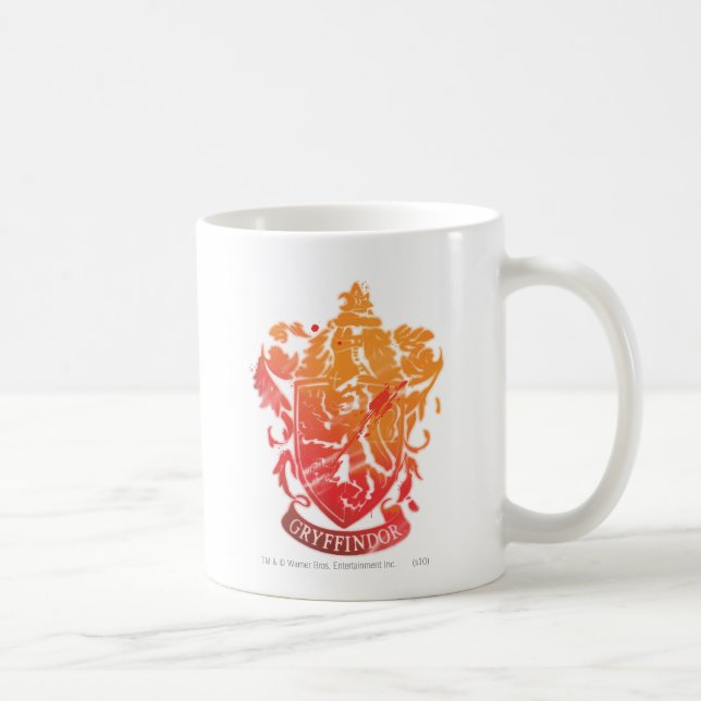Taza De Café Harry Potter | Escudo de Gryffindor - Salpicado (Derecha)