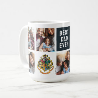 Taza De Café Harry Potter | Escudo de Hogwarts - Collage de Fot