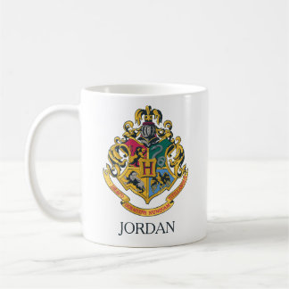Taza De Café Harry Potter | Escudo de Hogwarts - Color Completo