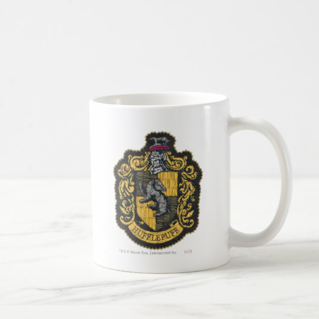 Taza De Café Harry Potter | Escudo de Hufflepuff Parche (Derecha)