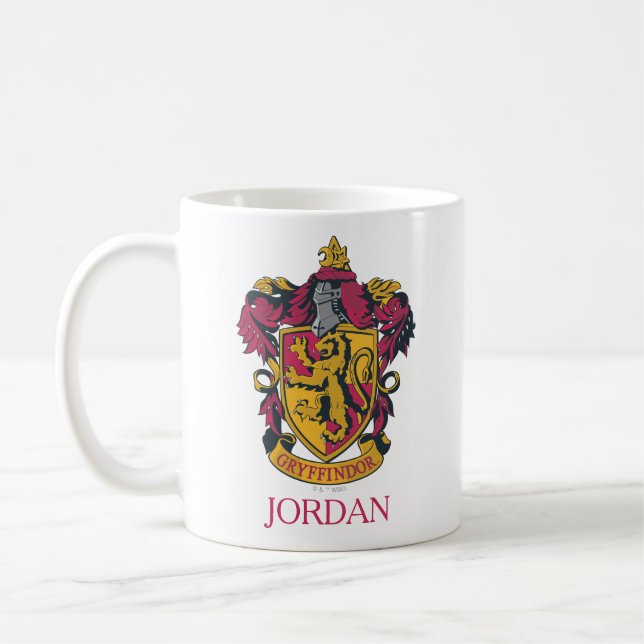 Taza De Café Harry Potter | Escudo de la Casa Gryffindor (Izquierda)