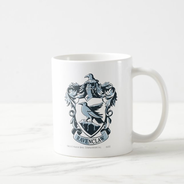 Taza De Café Harry Potter | Escudo Ravenclaw moderno (Derecha)