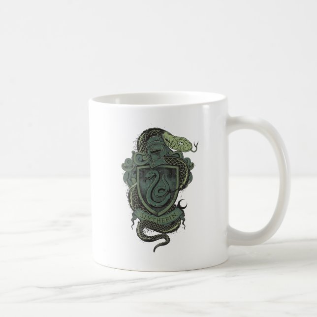 Taza De Café Harry Potter | Escudo Slytherin (Derecha)