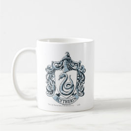 Taza De Café Harry Potter| Escudo Slytherin - Azul helado