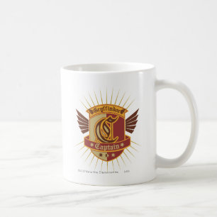 Taza De Café Harry Potter   Gryffindor Capitán de QUIDDITCH Emb