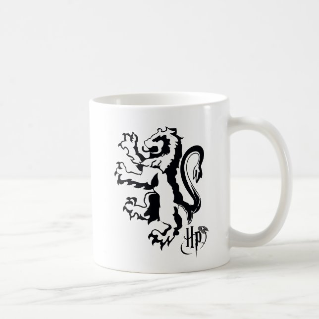 Taza De Café Harry Potter | Icono De León Gryffindor (Derecha)