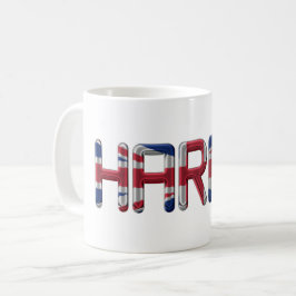 Taza De Café Harry UK Flag Name Union Jack Typography