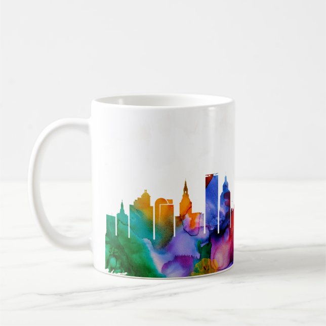 Taza De Café Hartford Skyline (Izquierda)