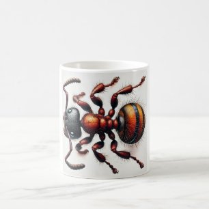 Taza De Café Harvester Ant 171024IREF223 - Watercolor