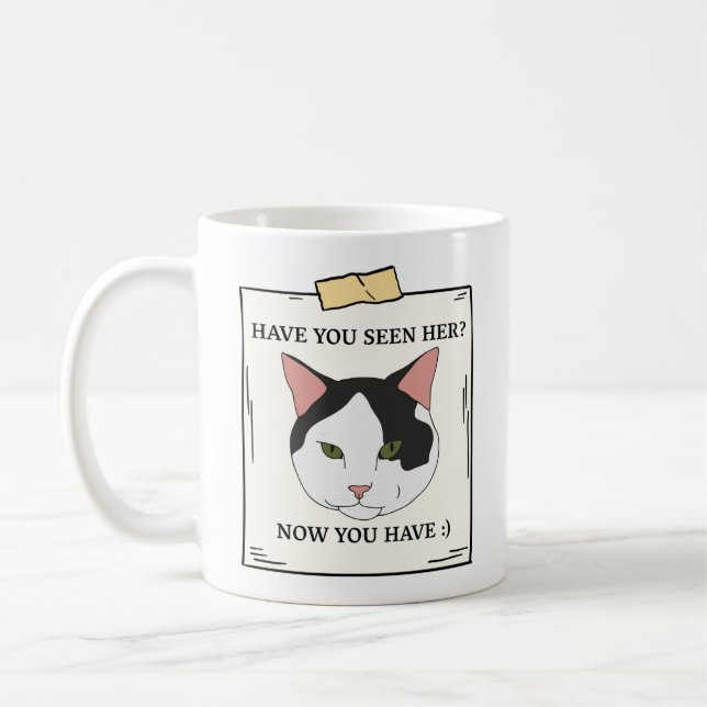 Taza De Café Has Visto Gato Ahora Que Has Querido Mascota (Izquierda)