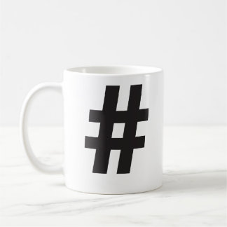 Taza De Café Hashtag Mug