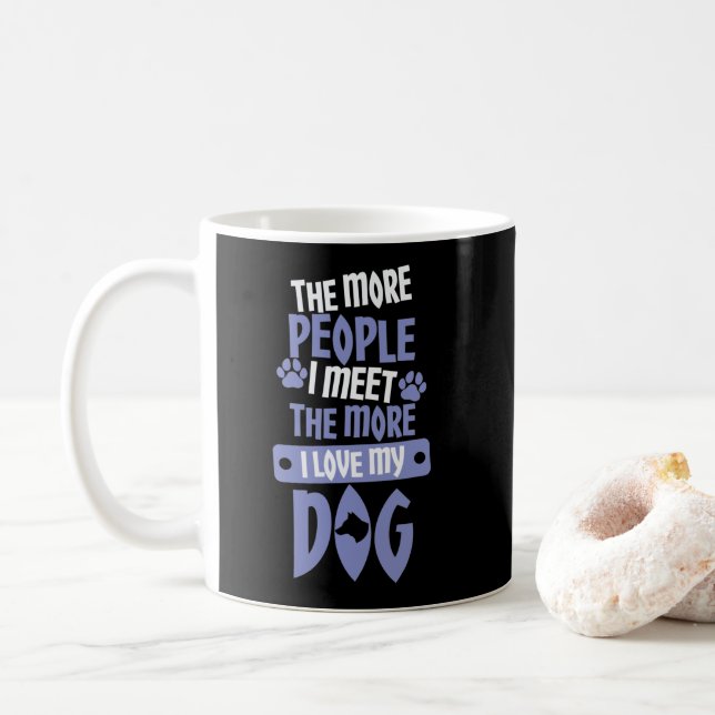 Taza De Café Hasse Menschen, Liebe Hunde (Con donut)
