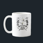 Taza De Café Hasta La Muerte, Fiesta Skeleton Bridesmaid<br><div class="desc">Hasta la muerte nos hace la Fiesta Skeleton Bridesmaid Un diseño audaz de dama de honor con estilo esqueleto. Perfecto para bodas góticos,  solteras de Halloween o escuadrones nupciales. Divertido y memorable.</div>