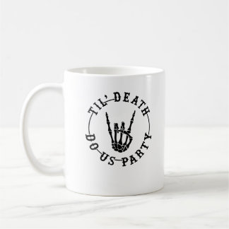 Taza De Café Hasta La Muerte, ¿Nos Hará El Fiesta Skeleton Mano