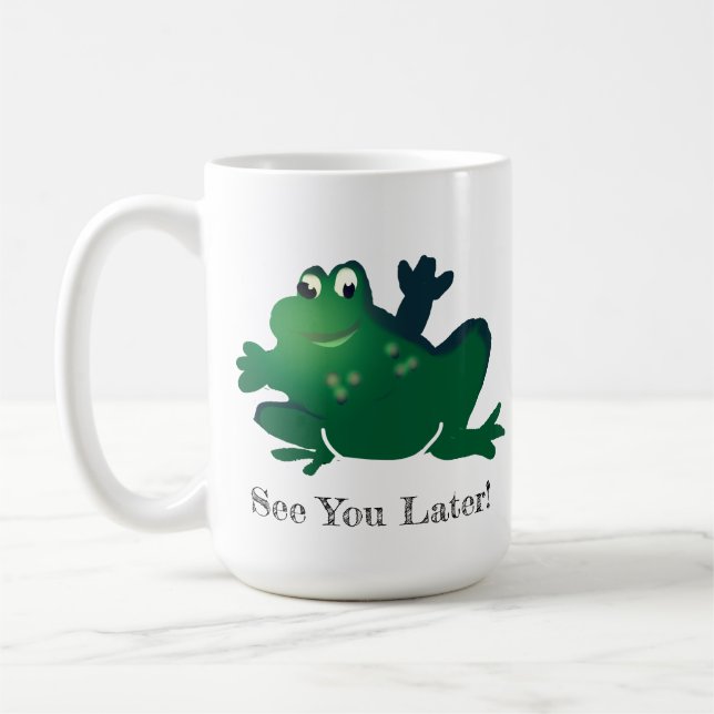 Taza De Café Hasta Luego Rana (Izquierda)