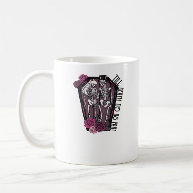 Taza De Café Hasta que la muerte nos separe, disfrazar la idea (Izquierda)