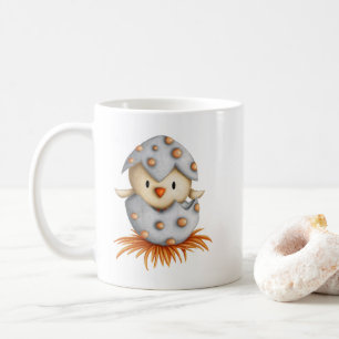 Taza De Café Hatching de pollo de Pascua