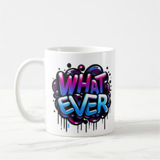 Taza De Café hatever – Graffiti Bubble Tag Style Design