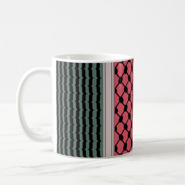 Taza De Café Hatta Keffiyeh Kufiya Folk (Izquierda)