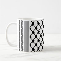 Hatta Keffiyeh Kufiya Folk Palestino (Patrón 2)