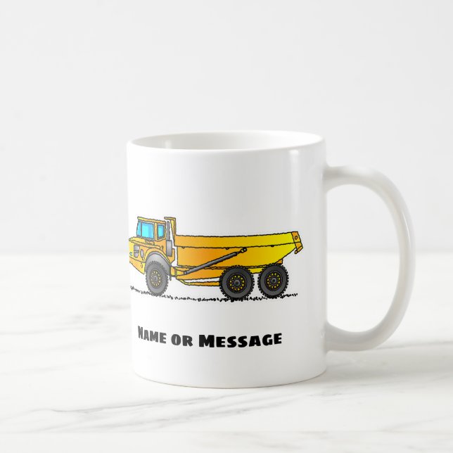 Taza De Café Hauler Mug Articulado, Mugs de Construcción, Vehíc (Derecha)