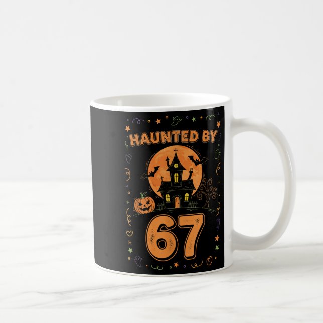 Taza De Café Haunted By 67 Funny Halloween  (Derecha)