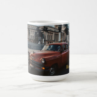 Taza De Café Havana Cuba Coche Clásico Antiguo 