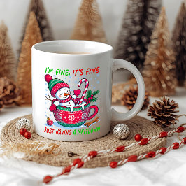 Taza De Café Having A Meltdown