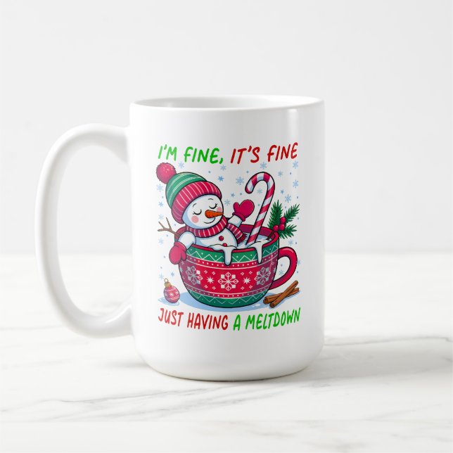 Taza De Café Having A Meltdown (Izquierda)