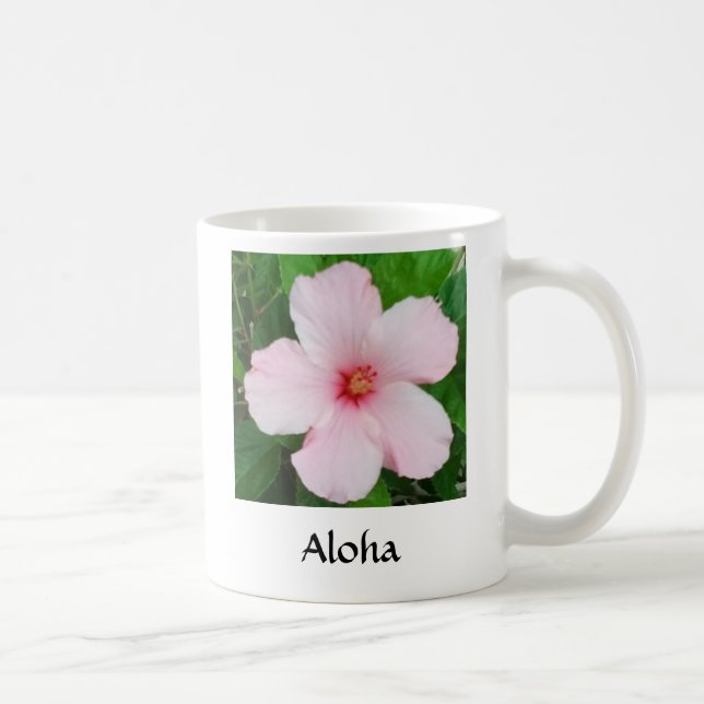 Taza De Café Hawaian Hibiscus coffeemug (Derecha)