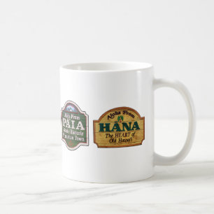 Taza De Café Hawaiana de Hana, de Paia, de Makawao y de Lahaina