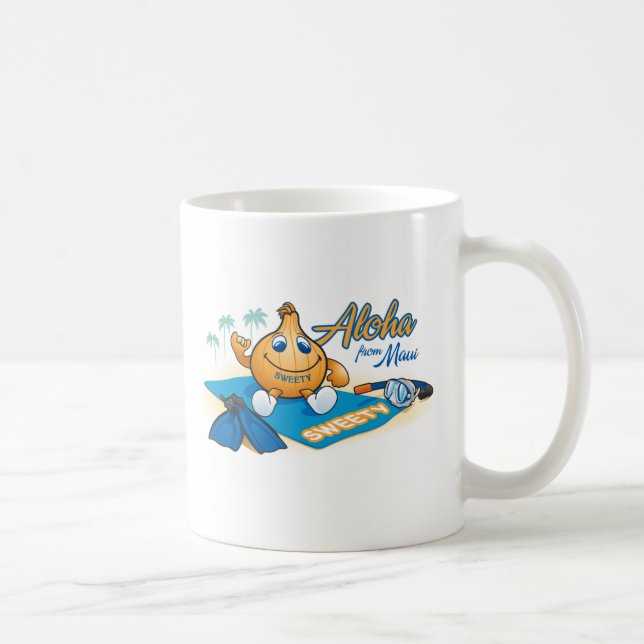 Taza De Café Hawaiana de la cebolla del sweety (Derecha)