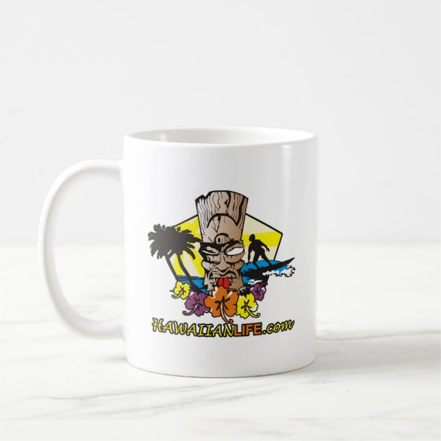 Taza de café hawaiana de la vida II (Izquierda)