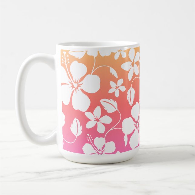 TAZA DE CAFÉ HAWAIIAN HULA (IPANEMA) VERDE AZULADO CAFÉ MUG (Izquierda)