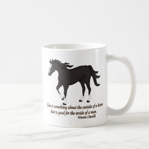Taza De Café Hay algo en el exterior de un caballo