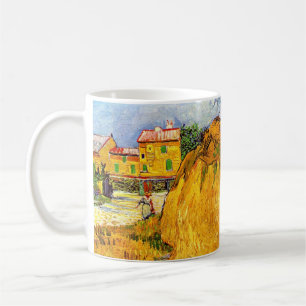Taza De Café Haystacks en Provenza por Vincent van Gogh