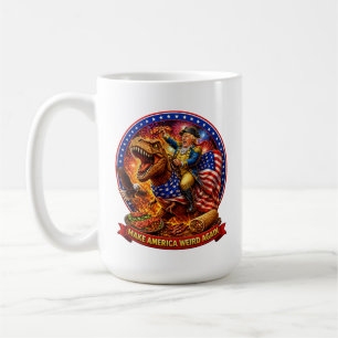 Taza De Café Haz América Extraña de Nuevo Camiseta Divertida Pa