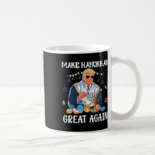 Taza De Café Haz de nuevo grande el Hanukkah Judío Suéter Feo d
